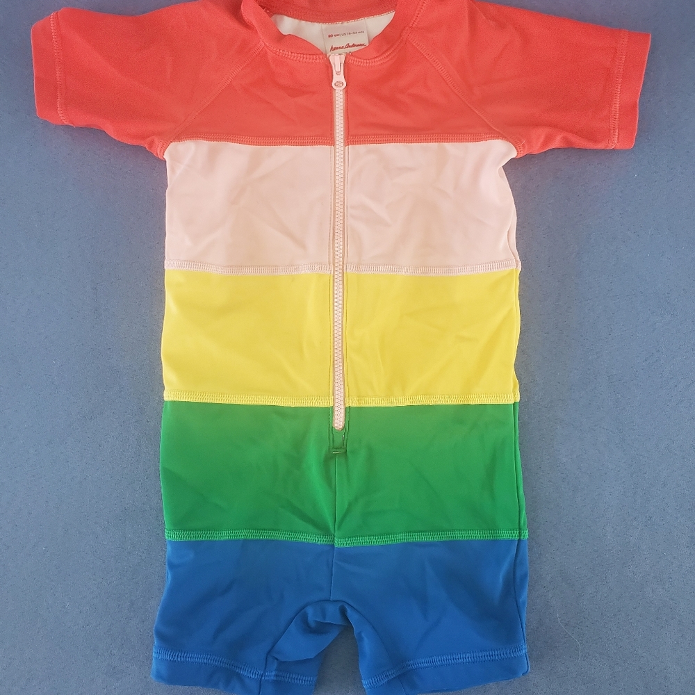 Hanna Andersson color block swimsuit